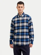 Koszule męskie - Jack & Jones Koszula Blubarkley 12286224 Granatowy Regular Fit - miniaturka - grafika 1