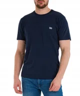 Koszulki męskie - T-shirt Lee PATCH LOGO TEE 112140348 L60UFQ35 Navy L - miniaturka - grafika 1
