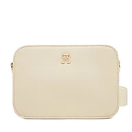 Torebki damskie - Torebka Tommy Hilfiger Th Logotape Camera Bag AW0AW17229 Beżowy - miniaturka - grafika 1