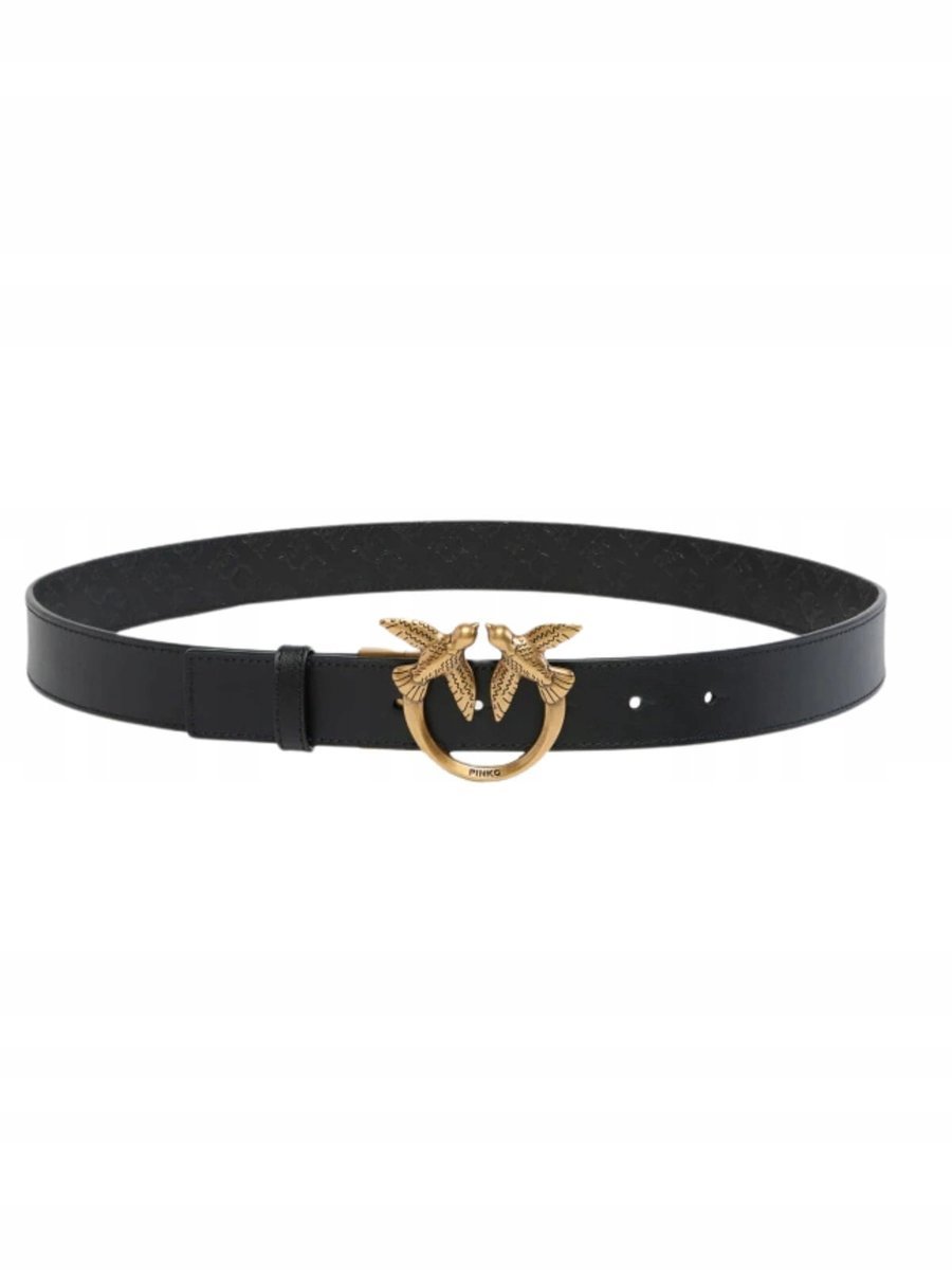 Pasek damski Pinko LOVE BERRY H3 PLTT 100125 A1Z6 czarny - Belt: XS