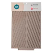 Suszarki do naczyń - Ociekacz do naczyń mata silikonowa 39 x 25 cm beżowy - miniaturka - grafika 1