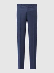 Spodnie do garnituru o kroju slim fit z żywej wełny model ‘Massa’ - Spodnie męskie - miniaturka - grafika 1