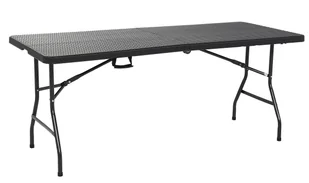 Stół cateringowy składany walizka 180cm rattan - Stoły ogrodowe - miniaturka - grafika 1