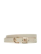 Paski - Tommy Hilfiger Pasek Damski Essential Effortless 1.5 AW0AW17759 Écru - miniaturka - grafika 1