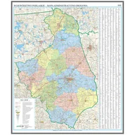 Mapy i plansze edukacyjne - EkoGraf, Województwo podlaskie mapa ścienna na podkładzie do wpinania - pinboard, 1:200 000 - miniaturka - grafika 1