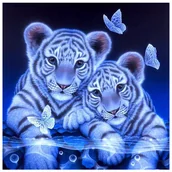 Malowanie po numerach - Haft Diamentowy, Obraz 5D, Diamond Painting 30x30cm (wzór: DP056) + zestaw akcesoriów - miniaturka - grafika 1