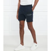 Spodenki męskie - Tommy Hilfiger Szorty HILFIGER CURVE LOGO SWEATSHORT | Regular Fit - miniaturka - grafika 1