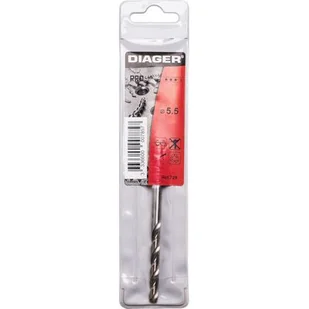 Diager Wiertło do metalu PRO 5,5 x 93 mm - Wiertła - miniaturka - grafika 1