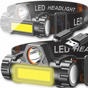 Latarka Czołowa Czołówka Lampka Z Magnesem Cob 4w1 - Latarki Latarka Czołowa Czołówka Lampka Z Magnesem Cob 4w1 - Latarki - miniaturka - grafika 1