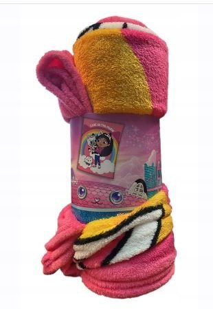 Koc Kocyk Dziecięcy Flanelowy Carbotex 130 x 160 Gabi Koci Domek S804