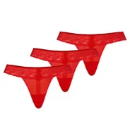 Komplety bielizny - Wielopak stringów damskich Leo czerwony, Teyli - miniaturka - grafika 1