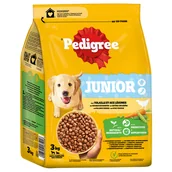 Sucha karma dla psów - Pedigree Junior, drób z warzywami - 3 kg - miniaturka - grafika 1