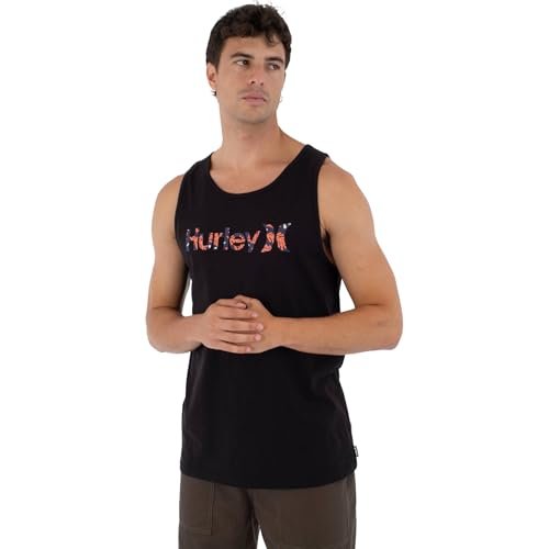 Hurley Money Tank Top Kamizelka Męska Czarna Logo Surf Tee T Shirt