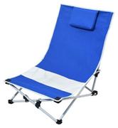 Fotele i krzesła ogrodowe - Cattara Niebieski leżak LARISA - miniaturka - grafika 1