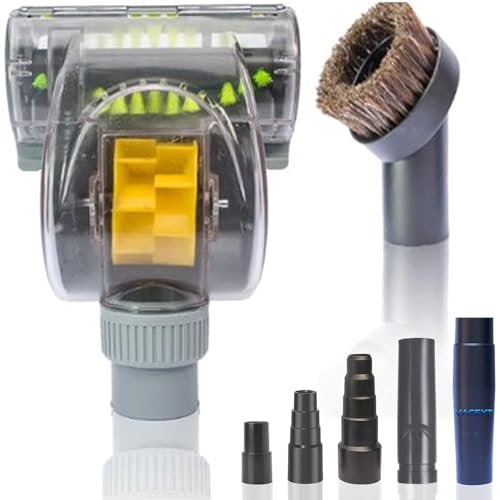Napędzana powietrzem turbo szczotka dysza narzędzie nasadka dla zwierząt domowych głowica obrotowa plus adapter węża próżniowego do Dyson V11 V10 V8 V7 V6 DC59 i innych