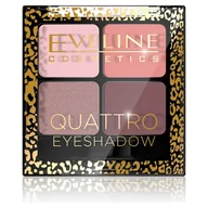 Cienie do powiek - Eveline Quattro Eyeshadow poczwórny cień do powiek 0.06 g 12 - miniaturka - grafika 1