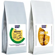 Kawa - Kawa mielona 2kg BRAZYLIA + CREMA Crush Beans - miniaturka - grafika 1