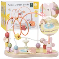Zabawki kreatywne - CLASSIC WORLD Edukacyjny Labirynt Przeplatanka Grace Garden Beads 18m+ FSC - miniaturka - grafika 1
