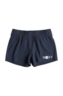 Spodnie i spodenki dla dziewczynek - Roxy szorty dziecięce RG ESSENTIALS kolor granatowy gładkie - grafika 1