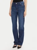 Spodnie damskie - Fracomina Jeansy FP25WV8050D46002 Niebieski Straight Fit - miniaturka - grafika 1