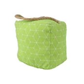 Akcesoria do drzwi - Odbojnik podłogowy do drzwi Cubes wolnostojący 16 x 14 cm zielony - miniaturka - grafika 1