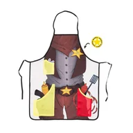 Fartuchy i rękawice kuchenne - Froster Grill Sheriff - fartuszek z otwieraczem GAD02504 - miniaturka - grafika 1