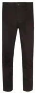 Spodnie męskie - Męskie Spodnie Chinos marki Rigon  Bawełna z Elastanem  Slim Fit - Brązowe - miniaturka - grafika 1