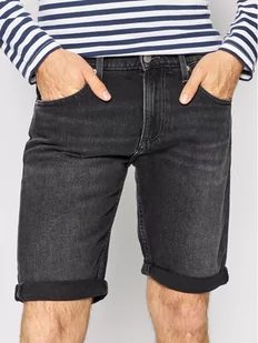 Tommy Jeans Szorty jeansowe DM0DM12738 Czarny Relaxed Fit - Spodenki męskie - miniaturka - grafika 1