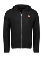 Swetry męskie - Canadian Peak Kardigan w kolorze czarnym - miniaturka - grafika 1