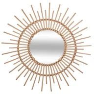 Dekoracje domu - Atmosphera Créateur d'intérieur Atmosphera Créateur dintérieur Lustro na ścianę w plecionej ramie lustro ozdobne lustro okrągłe lustro do przedpokoju lustro łazienkowe lustra dekoracyjne B07FQNCZKV - miniaturka - grafika 1