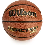 Koszykówka - Wilson Indoor-koszykówka, parkiet, sport, granulat na zawody, linolium-lub PCV-dno, Reaction, pomarańczowa, 7 REACTION - miniaturka - grafika 1
