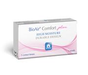 Soczewki kontaktowe - BioAir, Comfort Plus, Soczewki miesięczne -1.00 krzywizna 8,7, 3 szt. - miniaturka - grafika 1