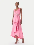 Sukienki - Rinascimento Sukienka koktajlowa CFC0127853003 Różowy Slim Fit - miniaturka - grafika 1