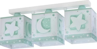 Dalber 3-punktowa lampa sufitowa Stars, miętowa zieleń - Lampy sufitowe - miniaturka - grafika 1
