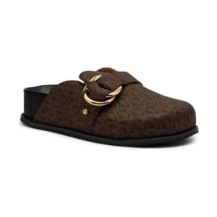 Michael Kors Mule Jaden z dodatkiem skóry - Klapki i japonki damskie - miniaturka - grafika 1