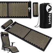 Akcesoria medycyny naturalnej - Msport, Mata do akupresury zdrowotna + Poduszka + Worek - miniaturka - grafika 1