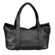 Torebki damskie - TOM TAILOR Denim Alonda damska torba na ramię z zamkiem błyskawicznym, rozmiar M, czarna - miniaturka - grafika 1