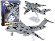 Zabawki zdalnie sterowane - Samolot Szary Wojskowy Moro UNITED Figurka  HW-605 - miniaturka - grafika 1