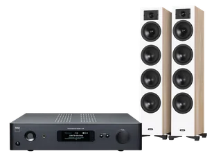 NAD C 389 (czarny) + Diva 6 (dąb) - Zestawy stereo - miniaturka - grafika 1