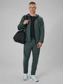 Spodnie sportowe męskie - 4F Spodnie treningowe szybkoschnące męskie - szare XXL - miniaturka - grafika 1