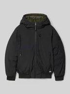 Kurtki i płaszcze dla chłopców - Kurtka z kapturem i naszywkami z logo model ‘JETHRO’ - miniaturka - grafika 1