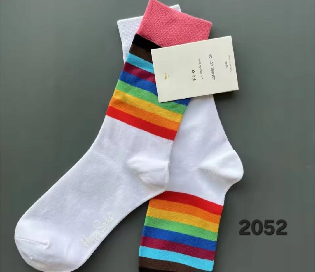 Kolorowe skarpety Happy Socks unisex rozmiar 36-40 (2052)