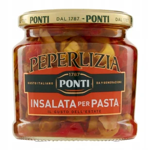 Sałatka do makaronu miks warzyw Peperlicia Insalata per Pasta 370g - Ponti - Pasztet i przetwory mięsne - miniaturka - grafika 1