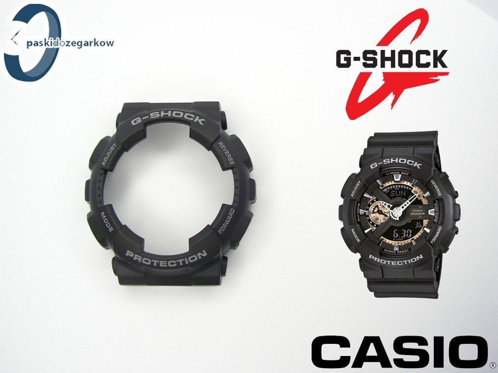 Bezel Casio GA-110RG-1A GA-110RG GA-110 GA-100 czarny