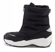 Śniegowce damskie - SUPERFIT ŚNIEGOWCE DZIECIĘCE CZARNE Z NADRUKIEM BŁYSKAWIC 32 6CA - miniaturka - grafika 1