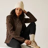 Bluzy sportowe damskie - Regatta Polar damski rozsuwany Newhill Brązowy, Rozmiar: 46 - miniaturka - grafika 1