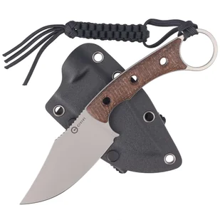Nóż Civivi Midwatch Brown Burlap Micarta, Silver Bead Blasted N690 (C20059B-2) - Noże - miniaturka - grafika 4