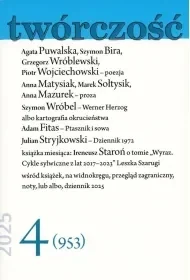 Twórczość 4/2025 - Czasopisma - miniaturka - grafika 1