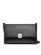 Torebki damskie - Calvin Klein Torebka Ck Plaque Medium Shoulder Bag K60K612783 Czarny - miniaturka - grafika 1