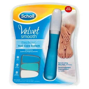 Scholl Velvet Smooth Elektroniczny system do pielęgnacji paznokci. - Akcesoria do paznokci - miniaturka - grafika 1